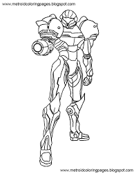 metroid dread coloring pages