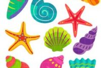 free printable sea shells