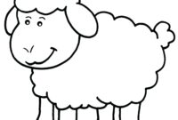 coloring page sheep