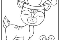 reindeer for coloring