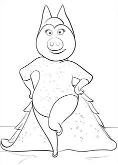 johnny sing 2 coloring pages