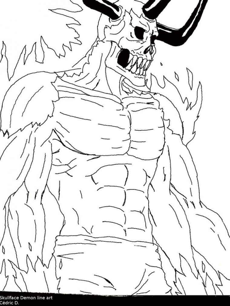 demons coloring pages