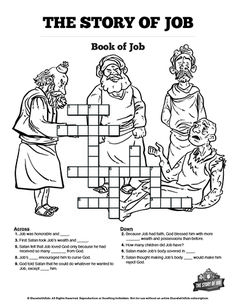 job coloring pages bible