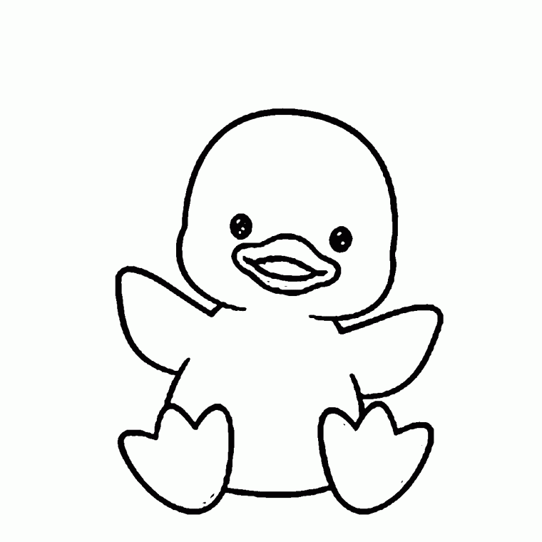 rubber duck coloring pages