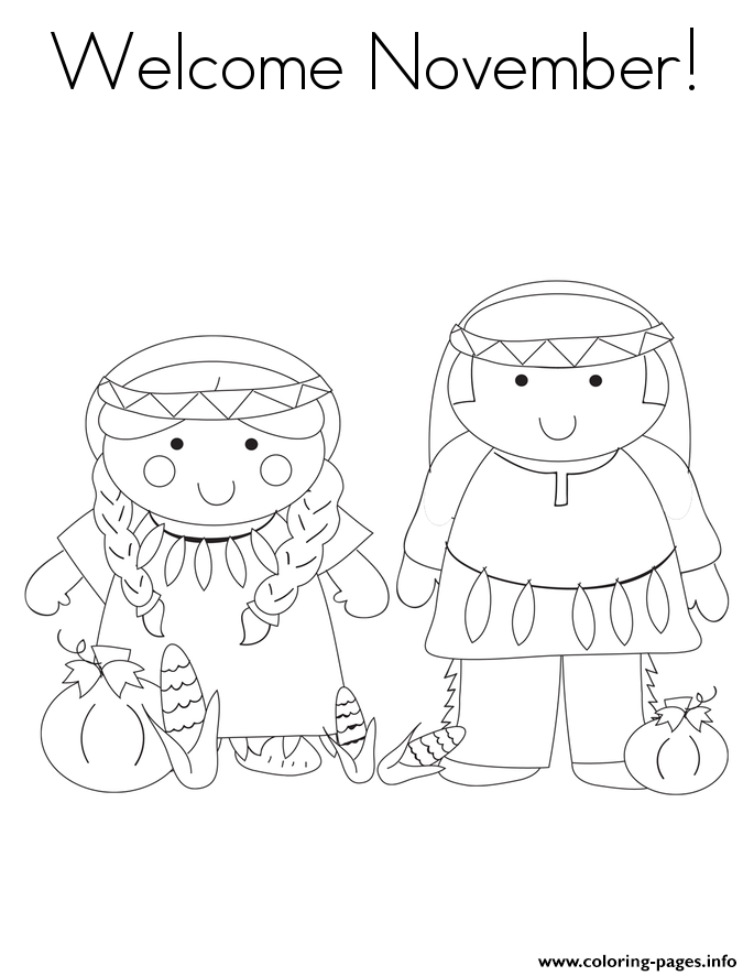 free november coloring pages