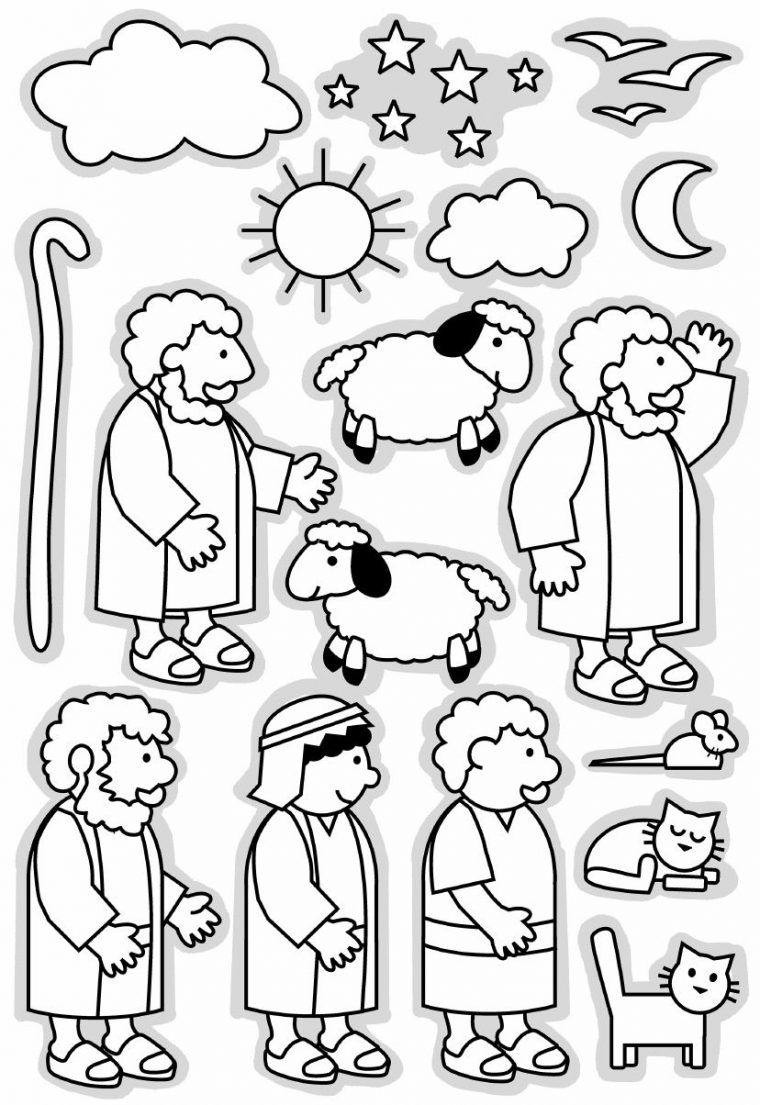 parable of the lost sheep coloring page