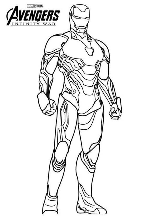 iron man mark 85 coloring pages