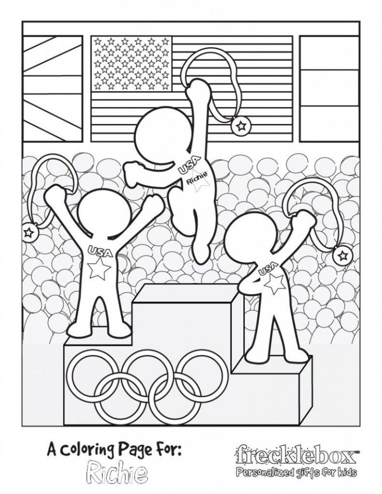 winter olympics coloring page