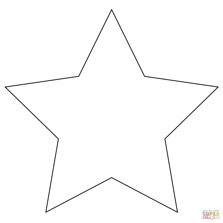 star coloring pages pdf