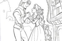 rapunzel coloring pages printable