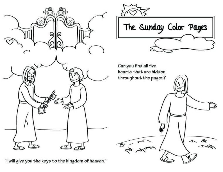 lenten coloring pages