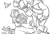 snow white coloring sheets