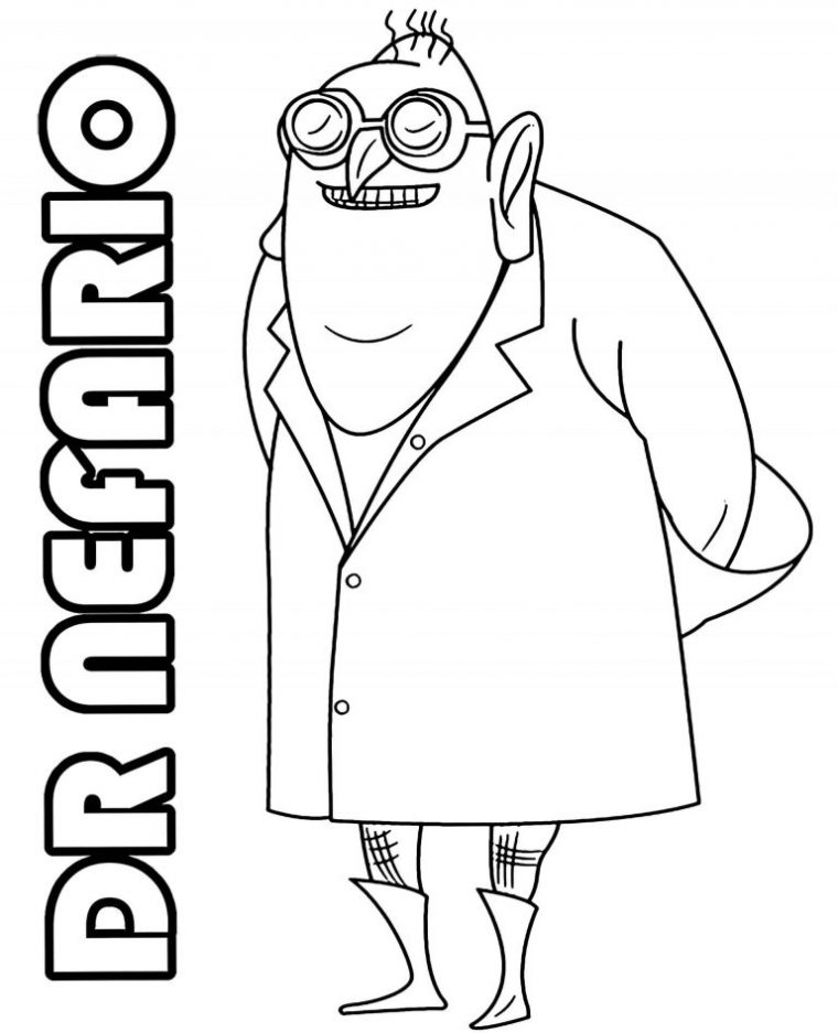 gru coloring page