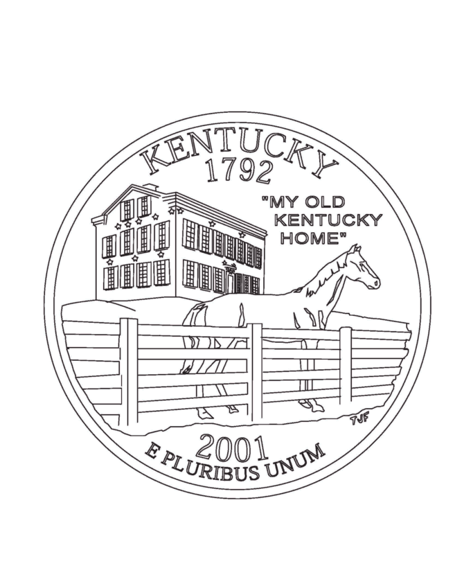 kentucky derby coloring page
