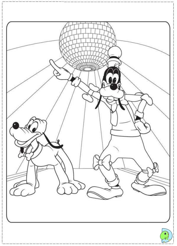 mickey mouse funhouse coloring pages