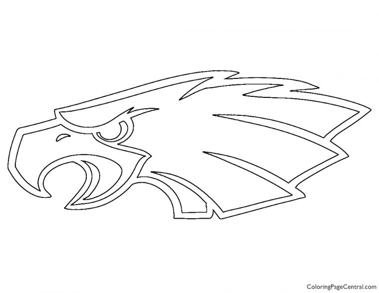 philadelphia eagles coloring page