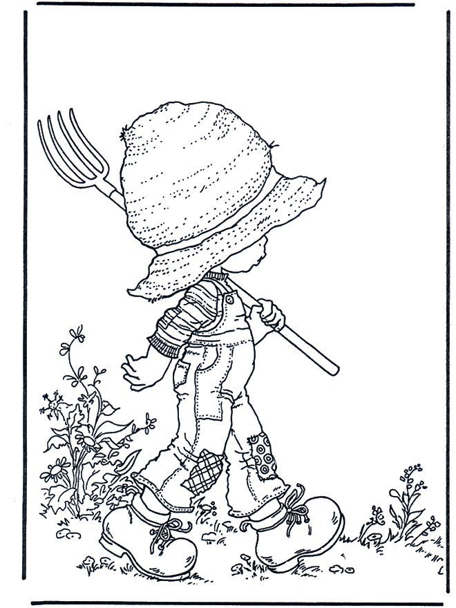 hollie hobbie coloring pages
