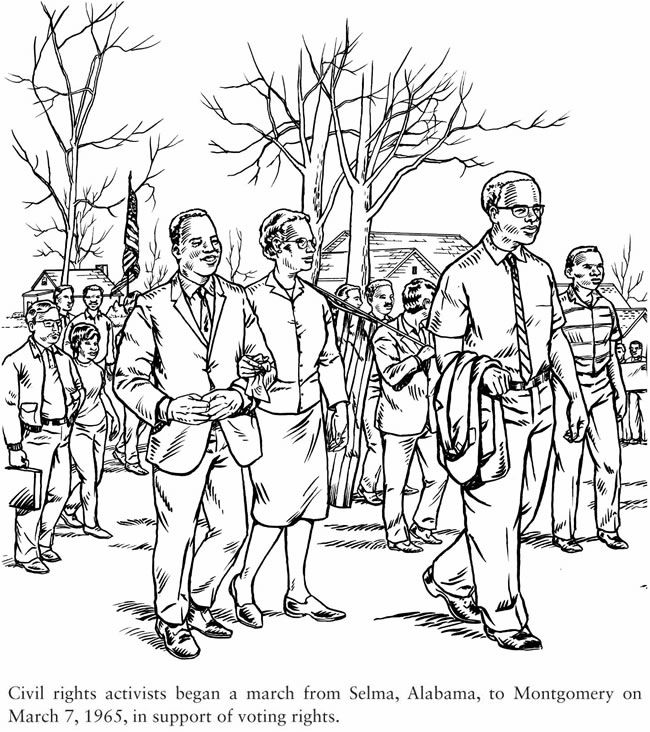 ruby bridges coloring page free