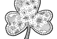 shamrock coloring page