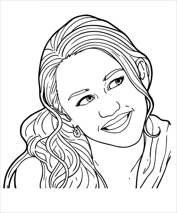 teenager black white coloring pages for teens