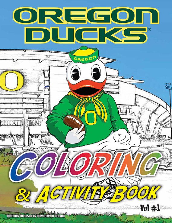 oregon ducks coloring pages