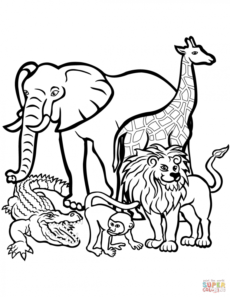 endangered animals coloring pages