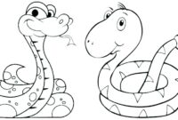 anaconda coloring page