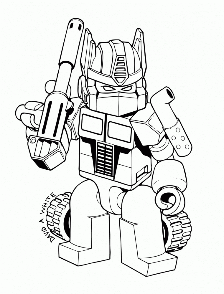 optimus prime transformers coloring pages