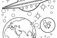 outer space coloring sheets