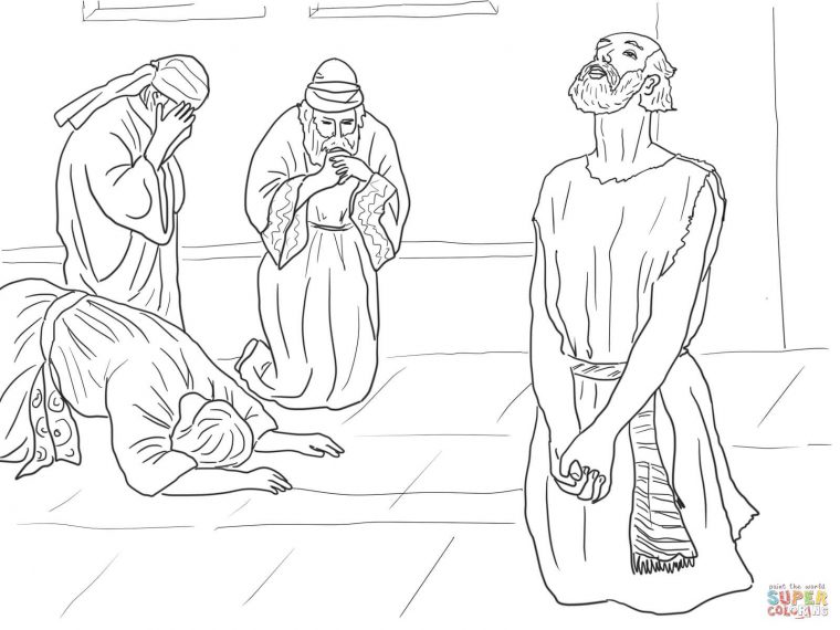 job bible coloring pages