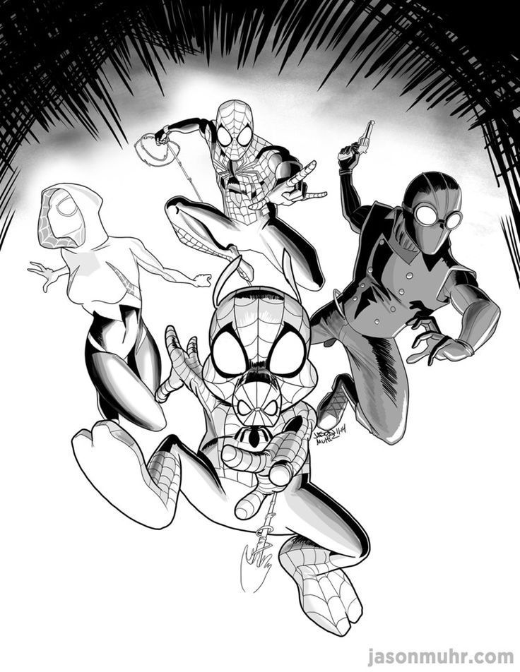 miles morales spiderman coloring pages