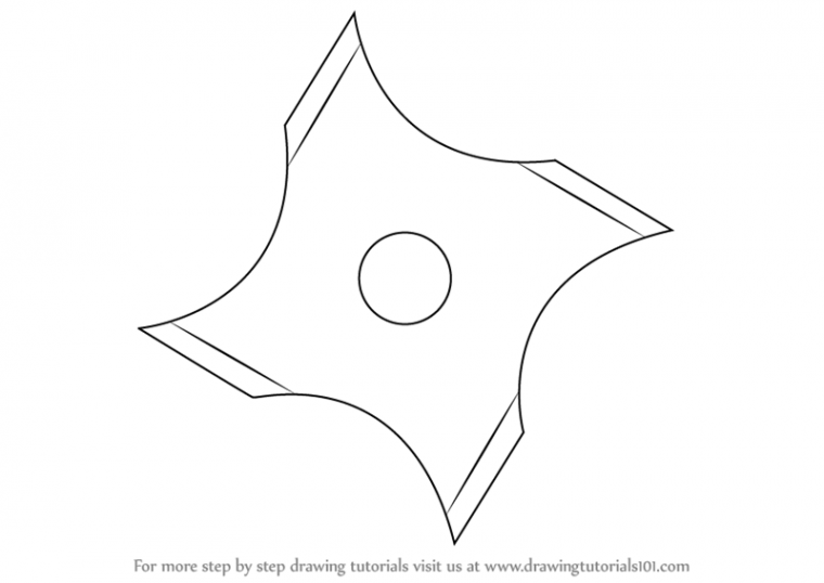 ninja star coloring pages