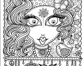 karma’s world coloring pages