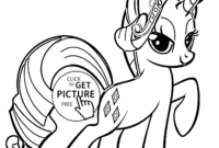 mlp coloring pages rarity