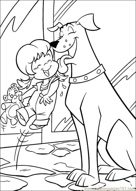 krypto coloring pages