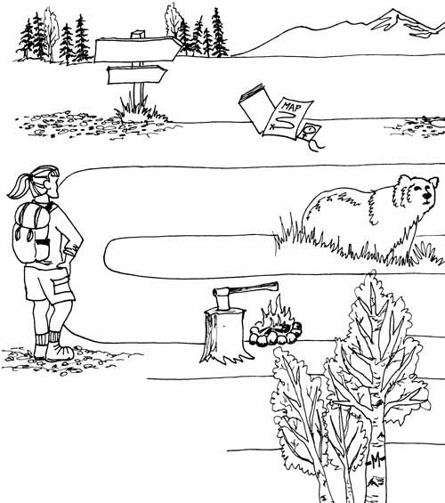 leave no trace coloring page