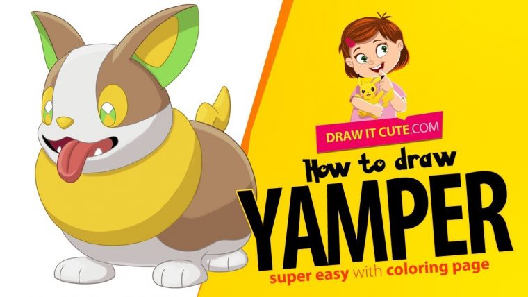 yamper coloring page