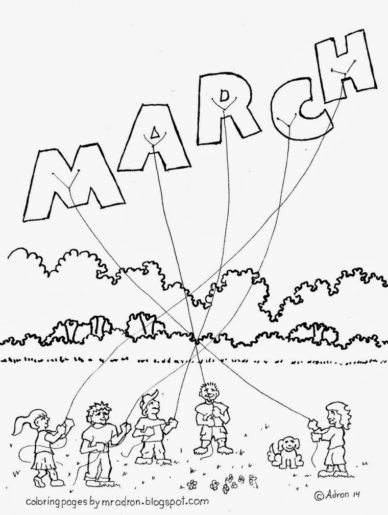 march coloring pages pdf