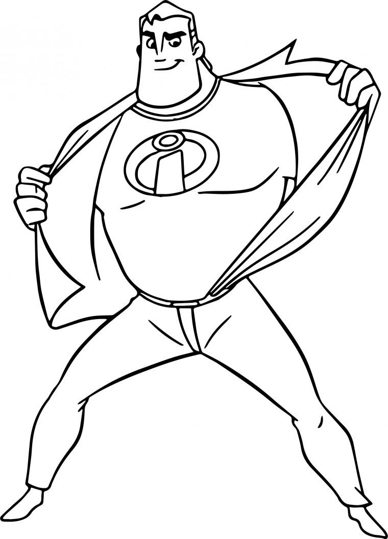 the incredibles coloring page