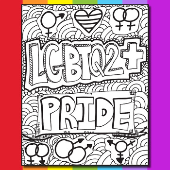 pride coloring pages pdf