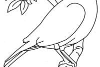 bird coloring sheets for preschoolers