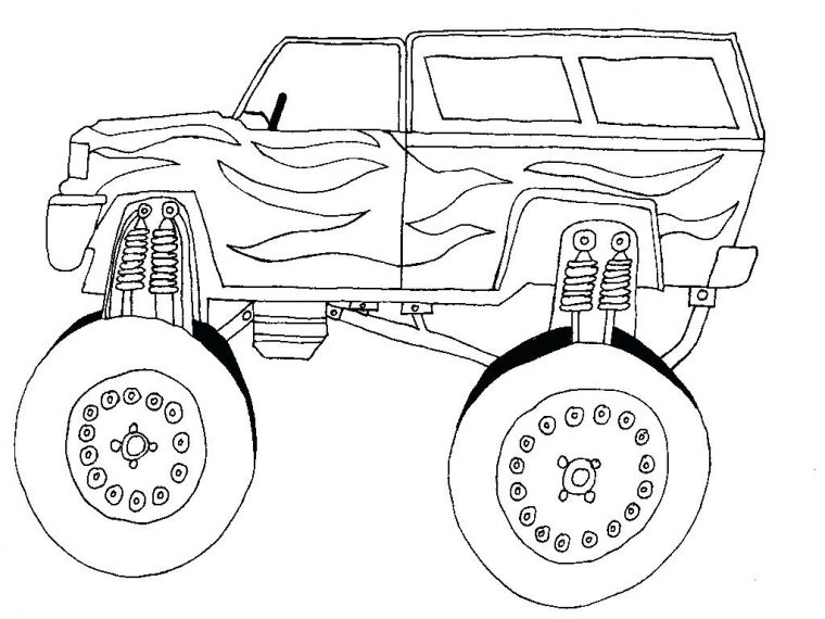 rc car coloring page