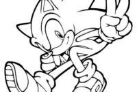 sonic the hedgehog coloring pages to print