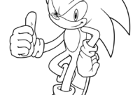 sonic hedgehog coloring pages