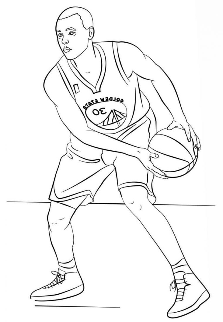 printable stephen curry coloring pages