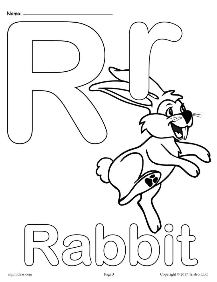 r coloring pages