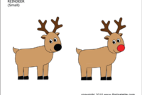 raindeer printable