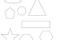 shapes coloring pages free