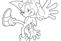 sonic coloring pictures to print