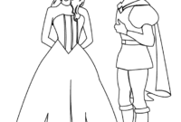 prince and princess coloring page